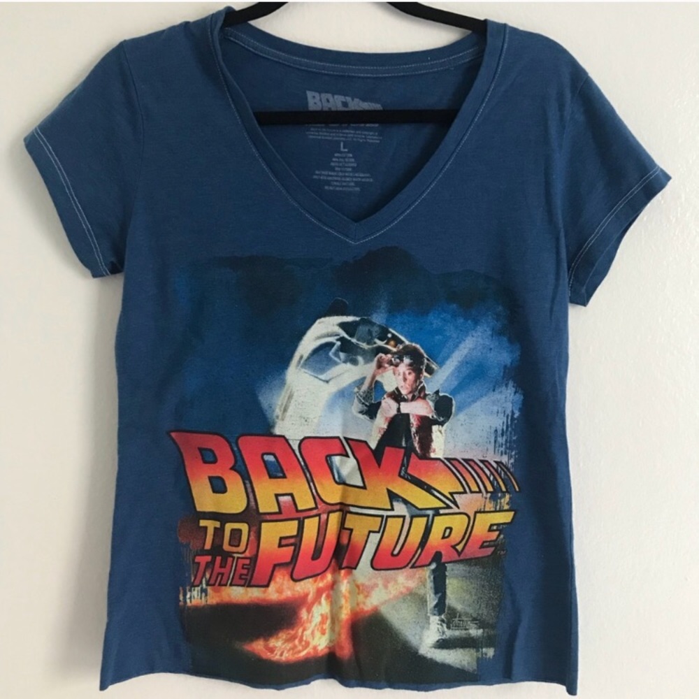 Back to the Future v-neck